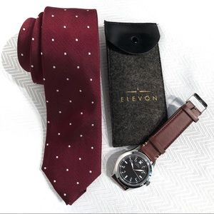 New Men’s Watch and Tie Bundle